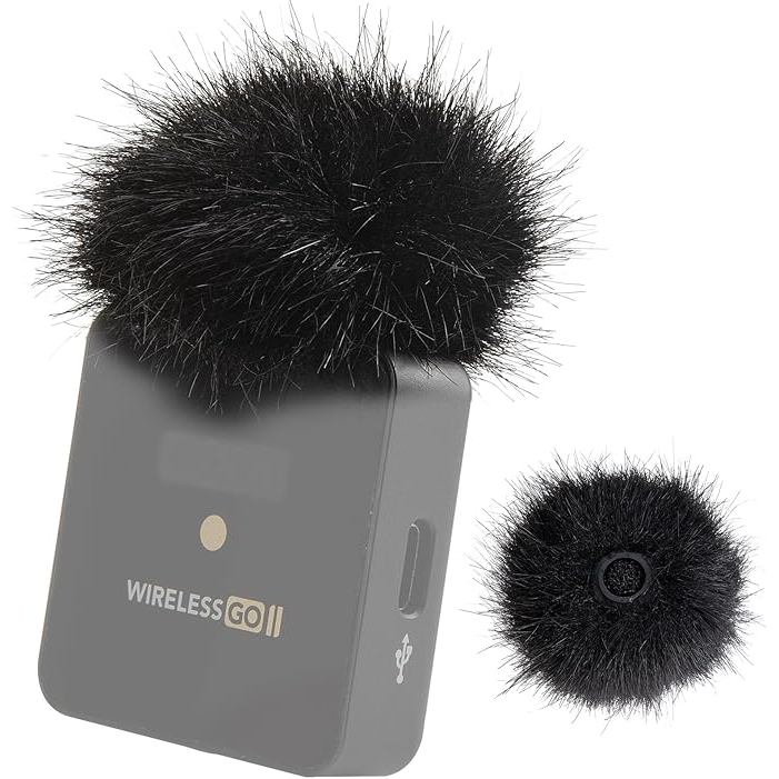 2PCS Wind Muff สําหรับ Rode Wireless Go 2 ระบบไร้สาย Dual Channel, Pop Filter Designed สําหรับ Rode 