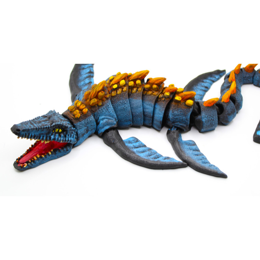 ของเล่น Cuero Jurassic Dinosaur King Sea Mosasaurus ตัวเลขการกระทําไดโนเสาร์ World mosav3