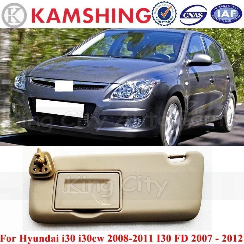 CAPQX สําหรับ Hyundai i30 i30cw 2008-2011 I30 FD 2007-2012 ด้านหน้า Sun Visor Sun Shield กระจก Sunvi