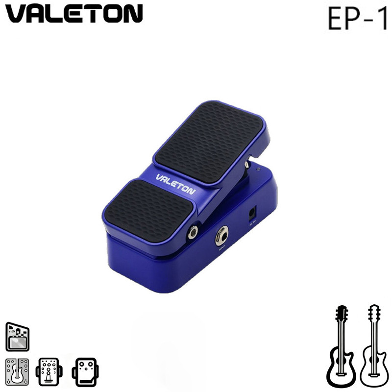Valeton EP-1 Active Volume Combo Wah Mods เอฟเฟคกีตาร์เหยียบ 2 Power 2-in-1 Footswitch