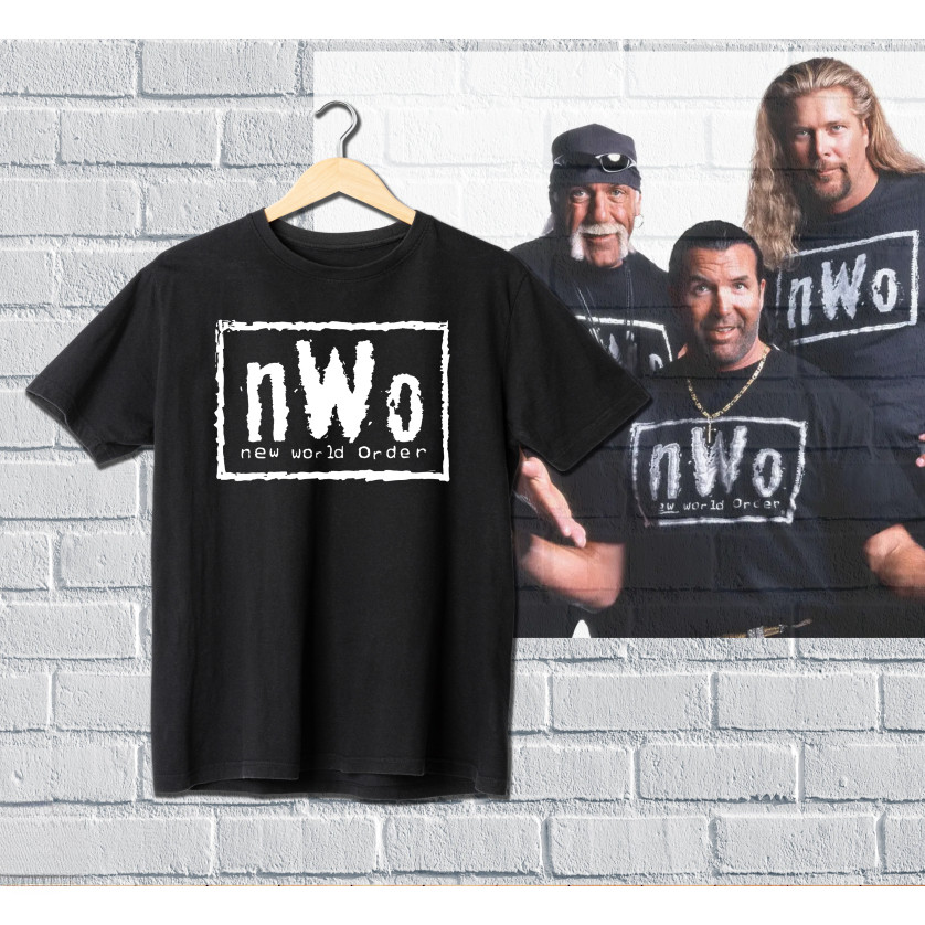 เสื้อยืด NWO New World Order Iconic - Hulk Hogan WWE WWF WCW ECW ไซส์ Unisex สินค้ามวยปล้ำ