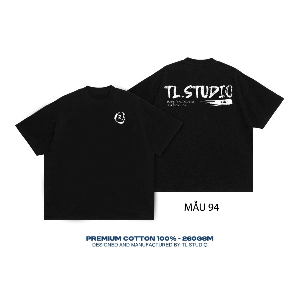 เสื้อยืด Boxy - วัสดุ 100 คอตตอน - น้ําหนัก 270g - รุ่น 94