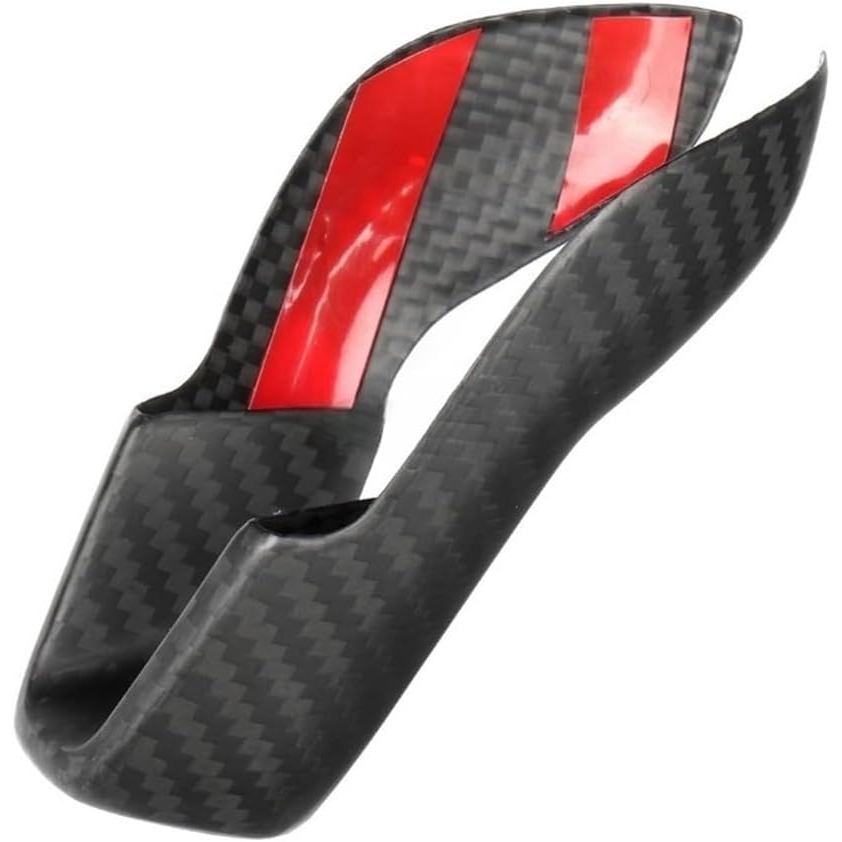 คาร์บอนไฟเบอร์ภายในรถคอนโซลเกียร์ Shift Head Knob Switch Trim Moulding สําหรับ BMW M2 G87 M3 G80 M4 