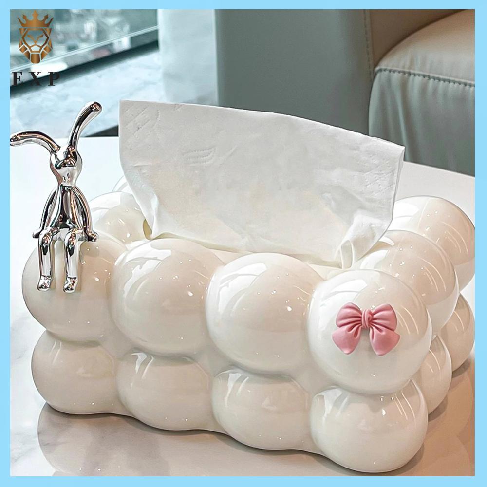 [explosion1.th] Cloud Tissue Box Minimalist Bubble Tissue Holder Creative Cotton Candy Tissue Cover 
