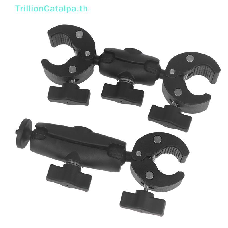 TrillionCatalpa 1 ชิ้นจักรยานรถจักรยานยนต์ Handlebar สนับสนุนวงเล็บกล้อง Super Clamp Mount สําหรับ 13 12 11 Insta360 X3 X4 อุปกรณ์เสริม TH