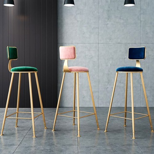 furnituredirect เก้าอี้ทรงสูง  เก้าอี้โครงเหล็กทรงสูง มี 2 ขนาดให้เลือก BT00 1075 zx001 🚀🚀🚀