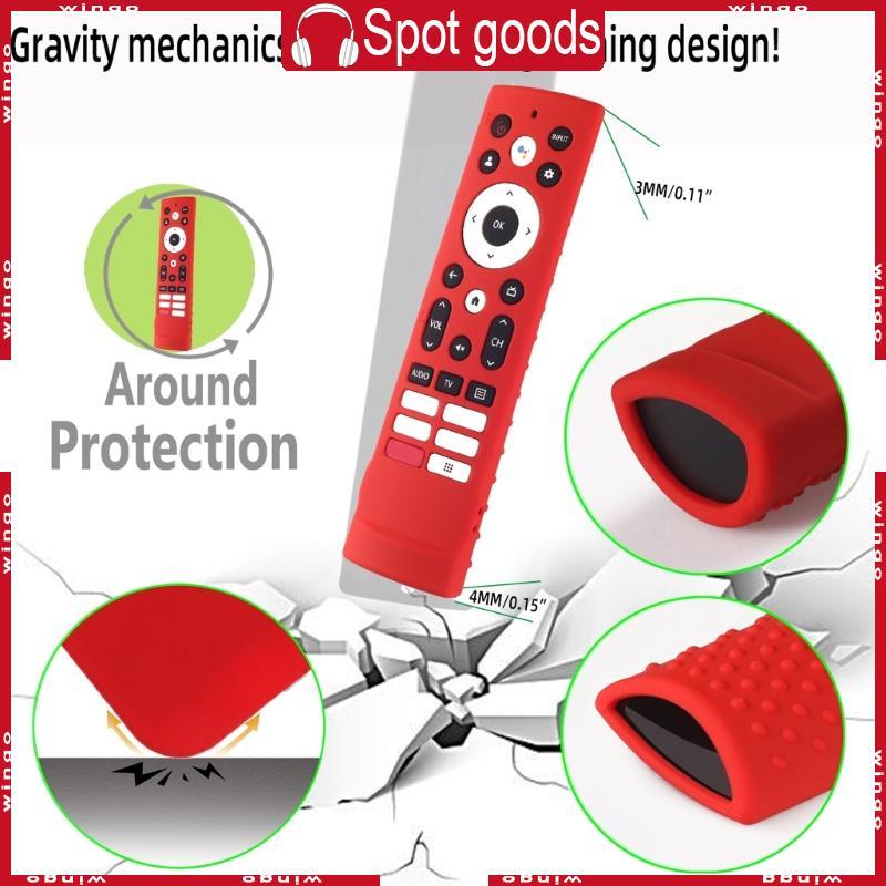 WIN เคสรีโมทล้างทําความสะอาดได้สําหรับ Hisense ERF3A90 ERF3D90H ERF3S90H กระเป๋ารีโมทคอนโทรล