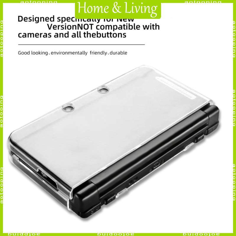 AOTOO ฝาครอบพลาสติกสําหรับ 3DS XL LL ใหม่ 3DS Clear Protector Case