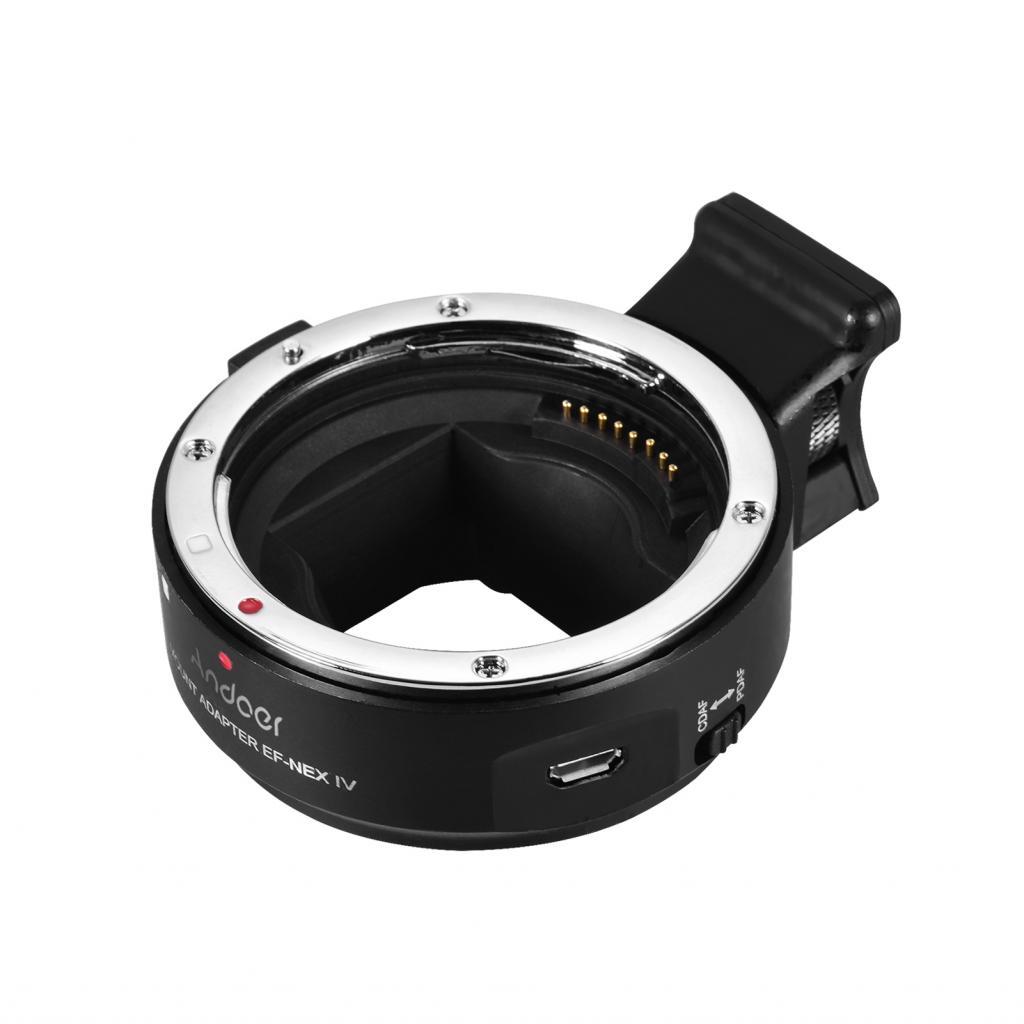 Mallcenter1he-th-sip-tw Andoer EF-NEX IV แหวนอะแดปเตอร์เมาท์เลนส์ความเร็วสูงแบบดิจิตอลออโต้โฟกัสเข้า