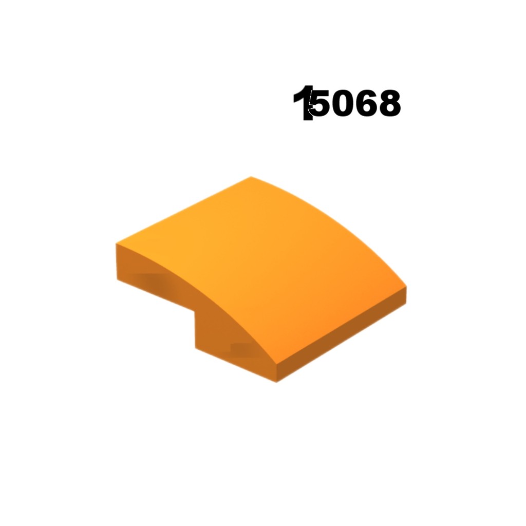 บล็อกตัวต่อในประเทศ 15068 78565 2x2 แผงอาร์คสองขั้นตอนแทรกชิ้นส่วนอาคารบล็อก MOC GFMP