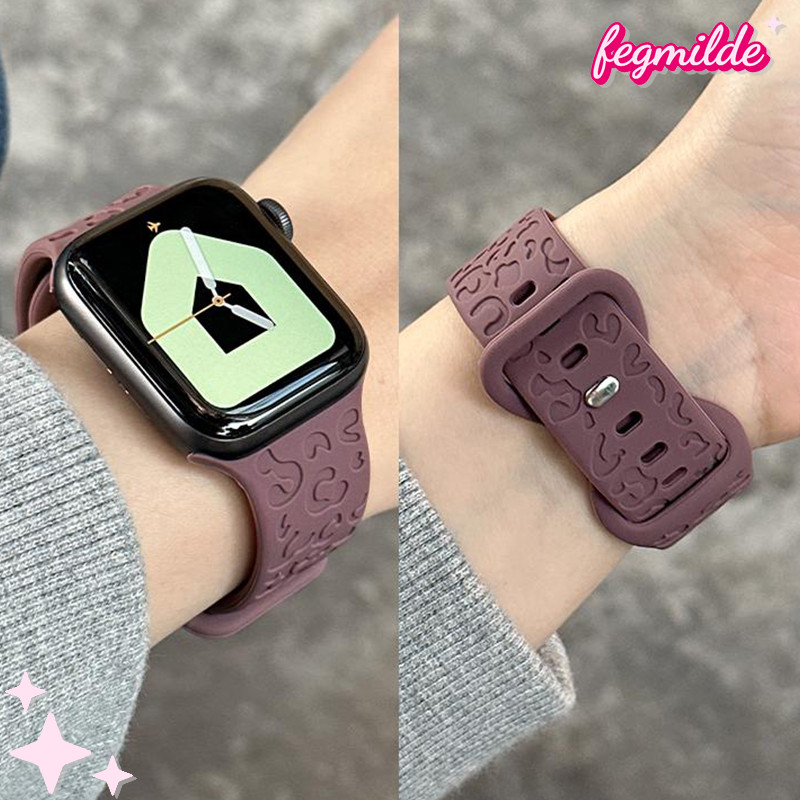 สายซิลิโคน for Apple Watch Ultra 4/SE 3 2 Iwatch Series 12 11 10 9 8 7 6 5 4 49มม 46มม 45 44 42 41 40 38มม