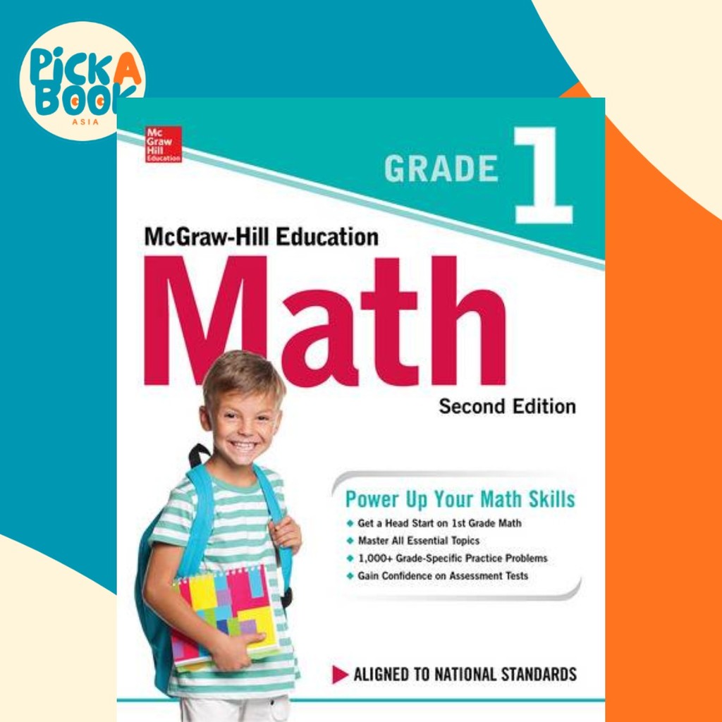 McGraw-Hill Education Math Grade 1, Second Edition โดย McGraw-Hill Education (ฉบับสหรัฐอเมริกาปกอ่อน