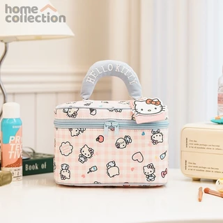 กระเป๋าใส่เครื่องสำอาง Sanrio Hello Kitty ความจุขนาดใหญ่ - กระเป๋าใส่เครื่องสำอางแบบพกพาสำหรับการเดินทาง