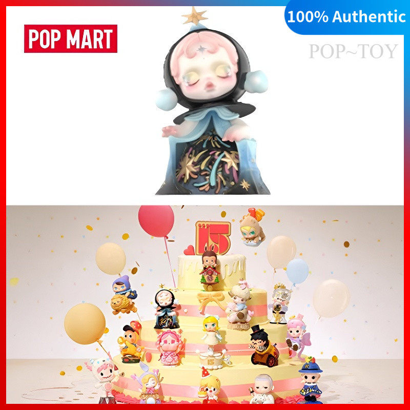 POPMART Celebrating the moment Series 15th Anniversary Series Figures pop mart skullpanda hirono dimoo molly crybaby twinkle twinkle collectible figurine decorative gift toy