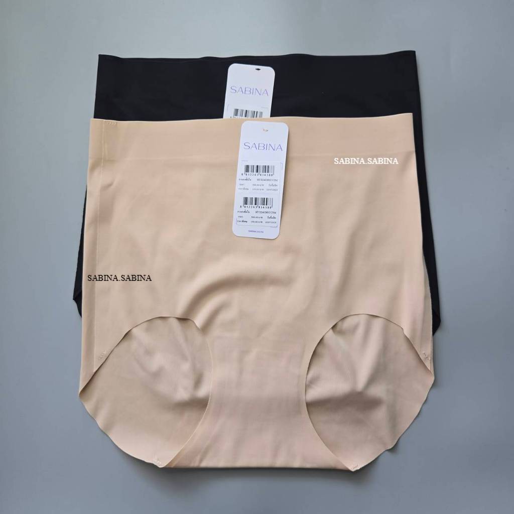 Sabina  รหัส HUZ24028 กางเกงในทรงเอวสูง รีดขอบ ปั้มก้น Habpy Panty