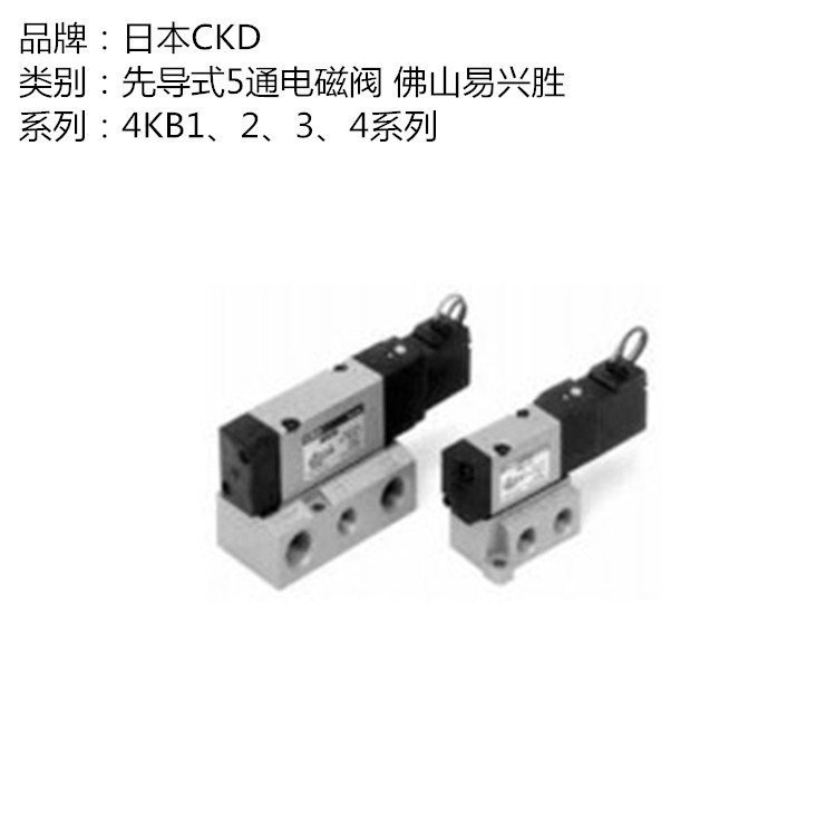 Xikai Management Valve CKD5 Solenoid Valve 4KB110-06-C2-DC24V5-Pass Pioneer Type Japan MHJE
