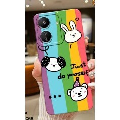 เคส Realme c67 - เคส hp - เคสโทรศัพท์มือถือ realme c67 - THICK HARDCASE SOFTCASE - ภาพซิลิโคน realme