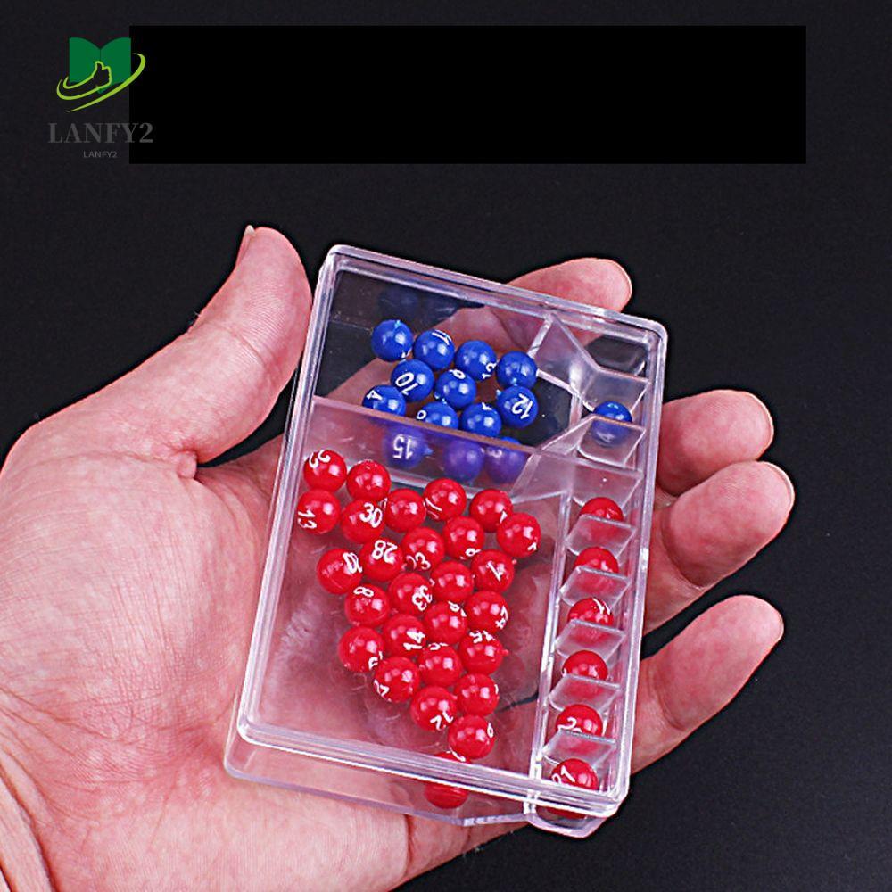 ALANFY Lucky Lottery Toy Mini Portable Party Game Entertainment Easy Read Numbers Jackpot Shake Ball