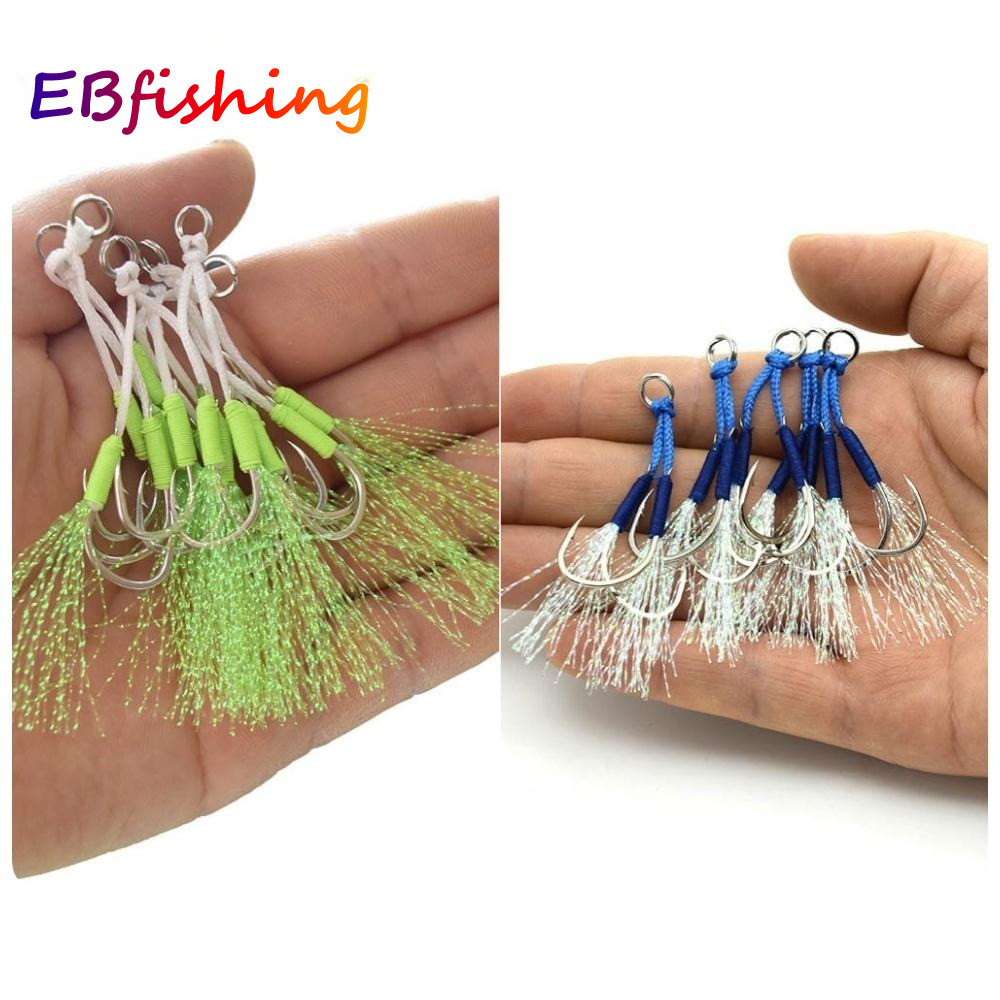 ตะขอตกปลา Assit Hooks แบบคู่ สำหรับการจิ๊กGING