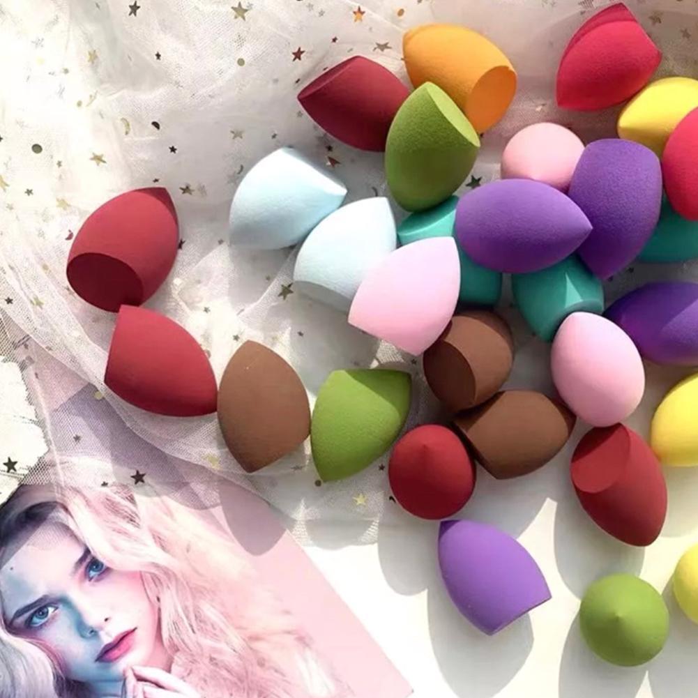 ฟองน้ําแต่งหน้านุ่ม Gourd Droplet Beauty Make Up Blender Foundation Span ทําความสะอาดเครื่องสําอางพั