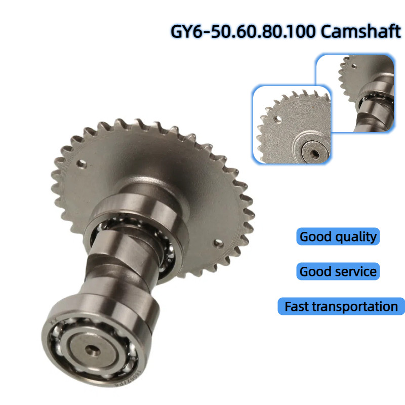 คุณภาพสูง GY6 Camshaft Assembly สําหรับ 139QMB GY6 50/80 เครื่องยนต์สกู๊ตเตอร์ - Direct Fit สําหรับ 