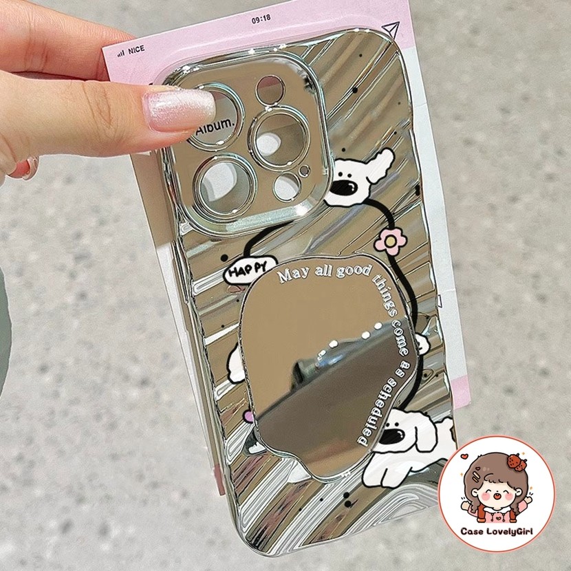 🔥ส่งจากไทย luxury Mirror เคส IPhone 17 16 15Pro Max IP11 14Pro Max XR พสัส13 12 7 8Plus X XsMax กระจ