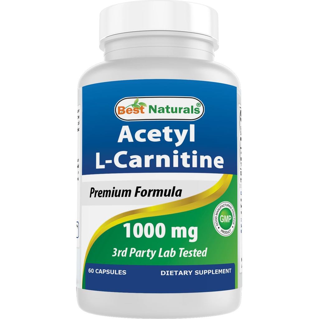 Best Naturals Acetyl L-Carnitine 1000mg แคปซูล 60 นับ