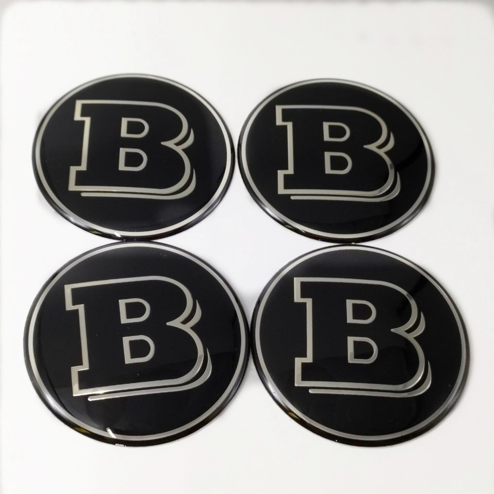 ปักกิ่ง BJ40L/BJ40plus/BJ70/BJ80 โลโก้ดัดแปลงฝาครอบดุมตกแต่งป้ายอลูมิเนียม 75 มม.