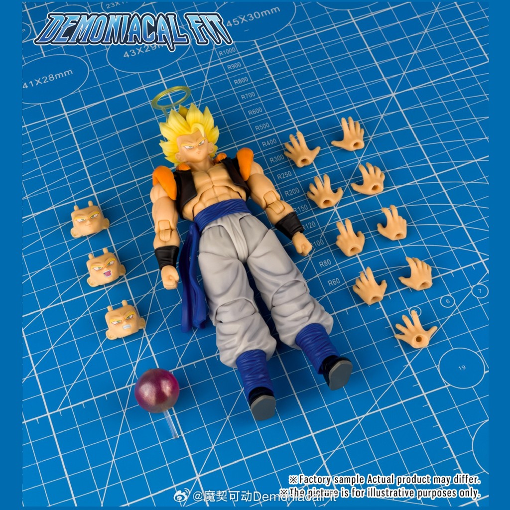 Demoniacal Fit Demoniacal Fit Hero Waltz Super Saiyan Gogeta SHF โมเดลฟิกเกอร์