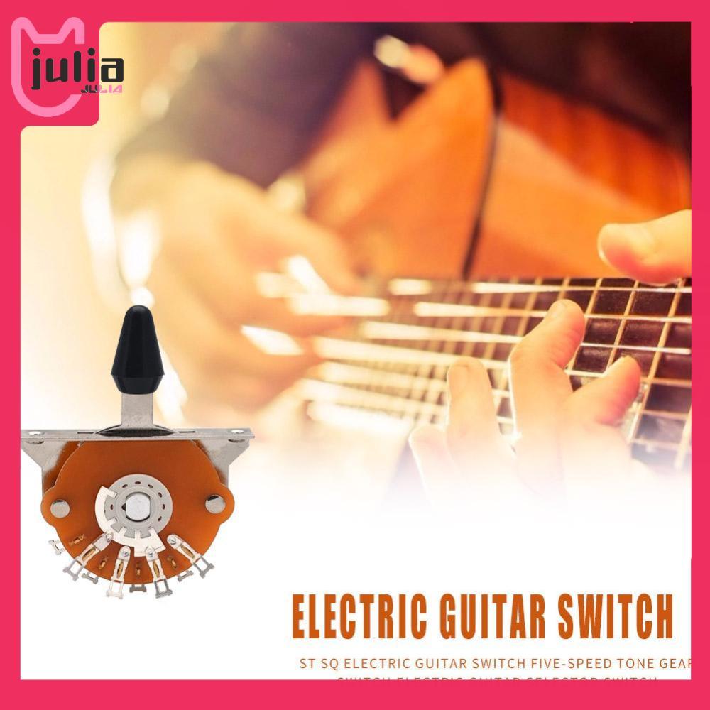 [Julia1.th] Guitar 5-way Toggle Tone Switch สําหรับชิ้นส่วนทดแทนกีตาร์ไฟฟ้า ST SQ