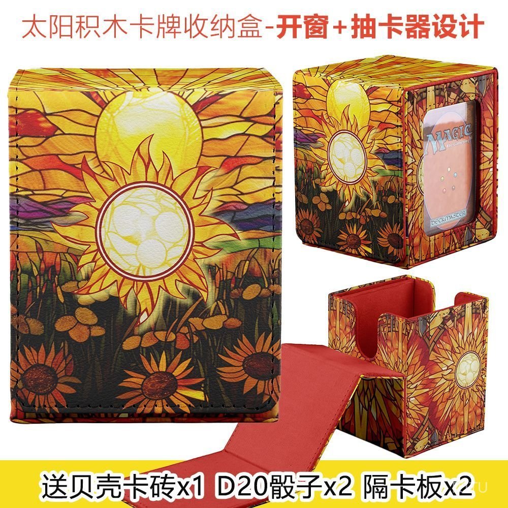 [Limited Edition] Pingyuan Sun Wanzhi Card Card Storage Card Box 100+Window Game King Pokémon Digimo