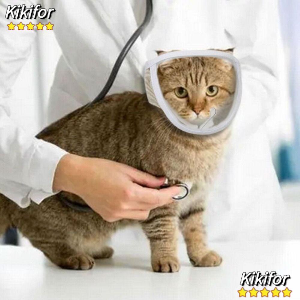 KIKIFOR Cat Muzzle Transparent Pet Product Anti Bite Mouth Guard