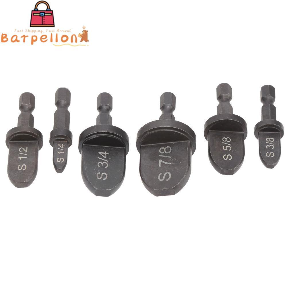BARPELLON 6 PCS HVAC Swaging เครื่องมือ,ท่อทองแดงอ่อนแบริ่งเหล็กวัสดุท่อทองแดง Expander, 1/4 นิ้ว He