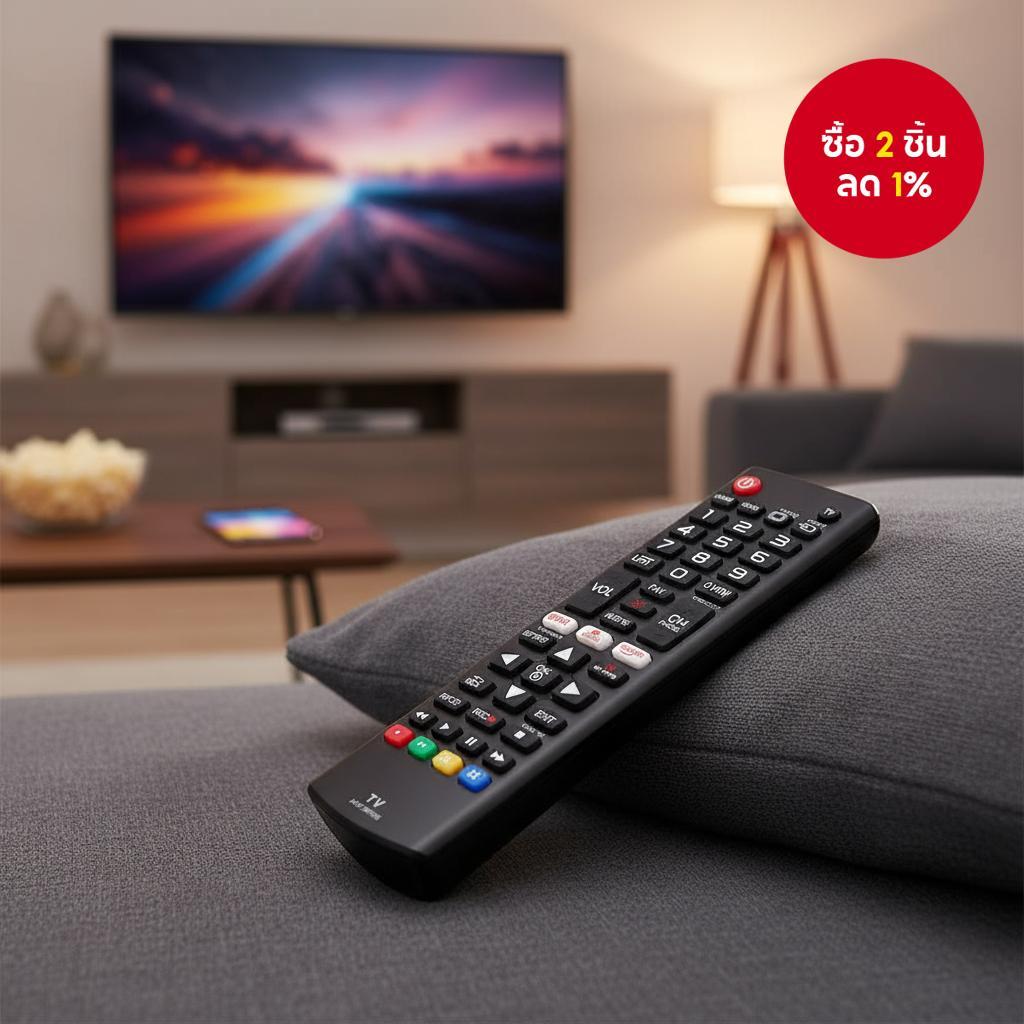 รีโมททีวีสากลไร้สายสําหรับ LG HDTV สมาร์ท LED LCD ทีวี Android ทดแทน