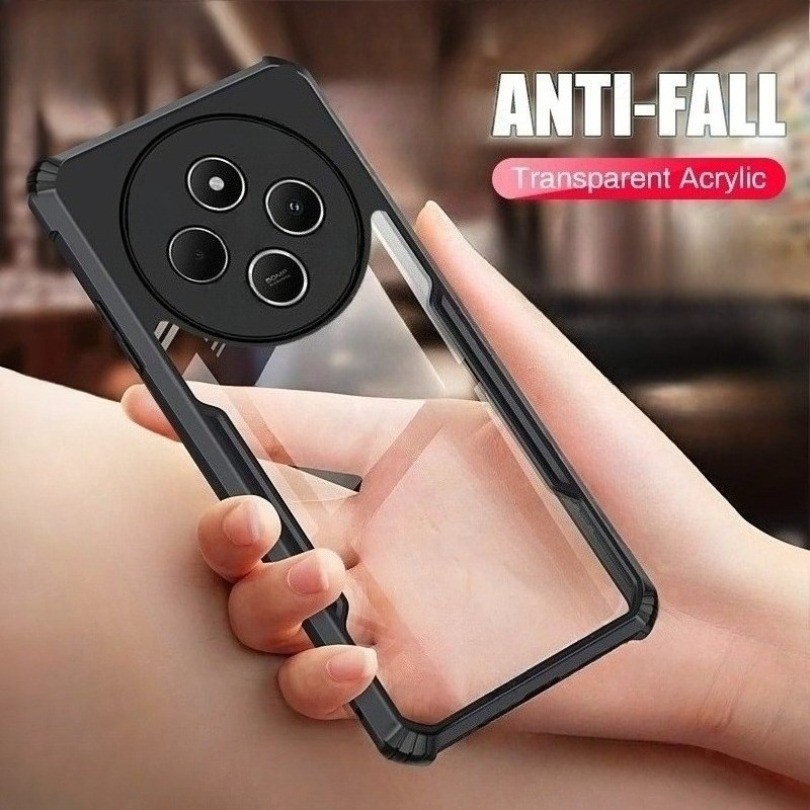 สําหรับRedmi 14C 4G 13C K80 ProกรณีอะคริลิคใสกันกระแทกเกราะRedmi 15 15C A5 A4 A3 Pro Redmy Readmi 14