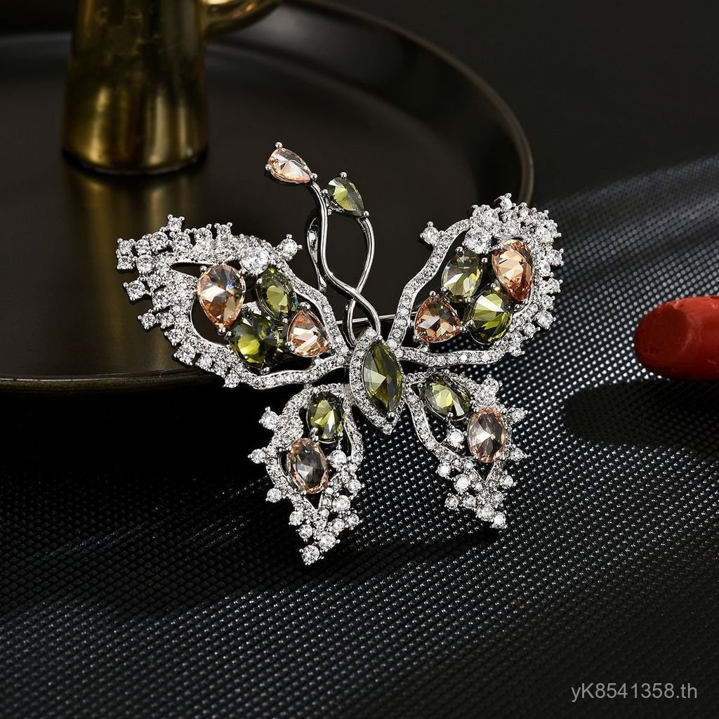 เข็มกลัดผีเสื้อหรูหรา ทำจากไซริน, เหมาะสำหรับประดับเสื้อผ้า O3C