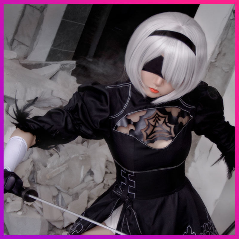 [จัดส่งภายใน 24 ชั่วโมง] Neil Mechanical Era 2b Sister cos เสื้อผ้าวิกผม 9snier ครบชุดคอสเพลย์เครื่อ
