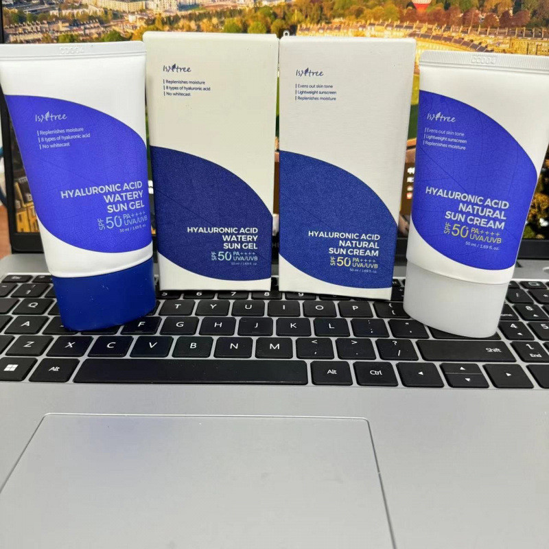 Spot Goods#isntree Transparent Natural Anti-/Sunscreen Hyaluronic Isolation Lotion Moisturizing Hydr