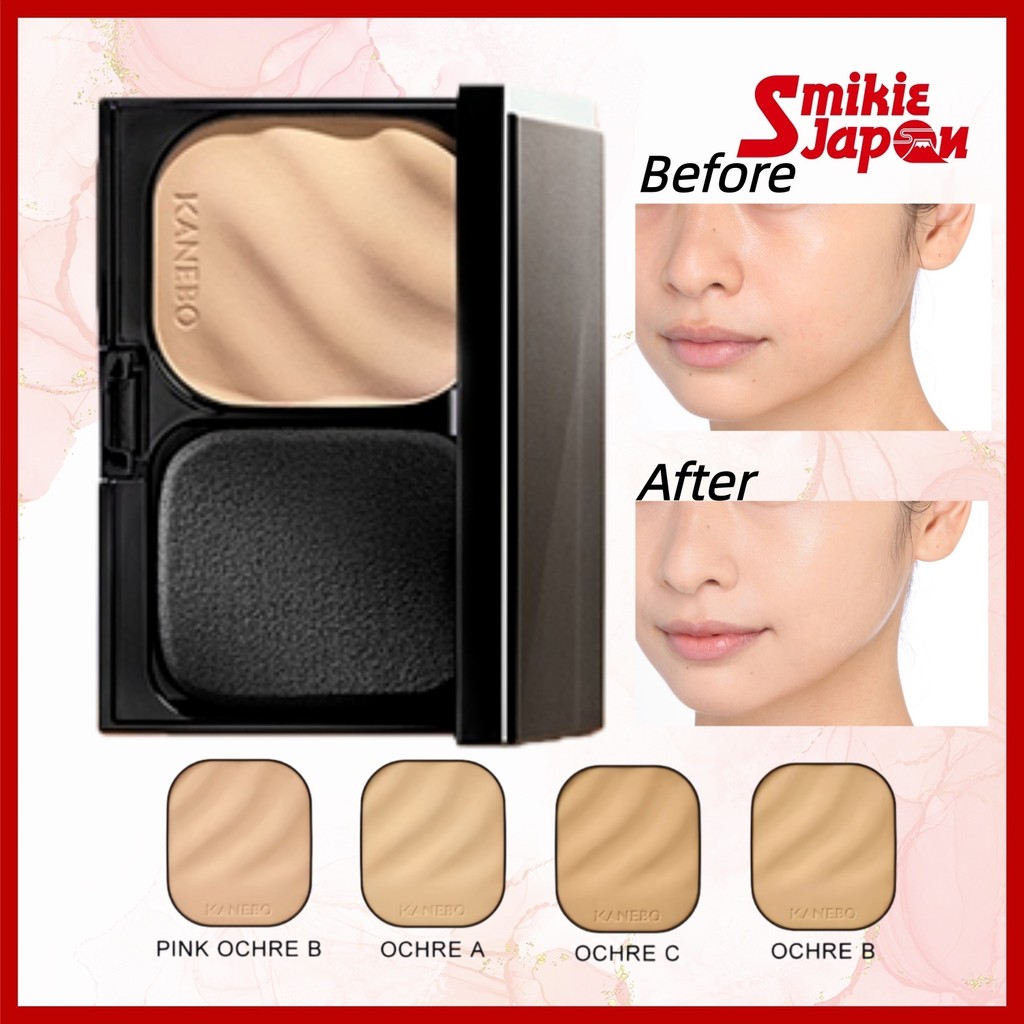 KANEBO Melty Feel Wear Foundation 11g Ocher B/Ocher C/Ocher A/Pink Ocher B Kanebo Compact Case(with Puff)1 PC  Direct from Japan