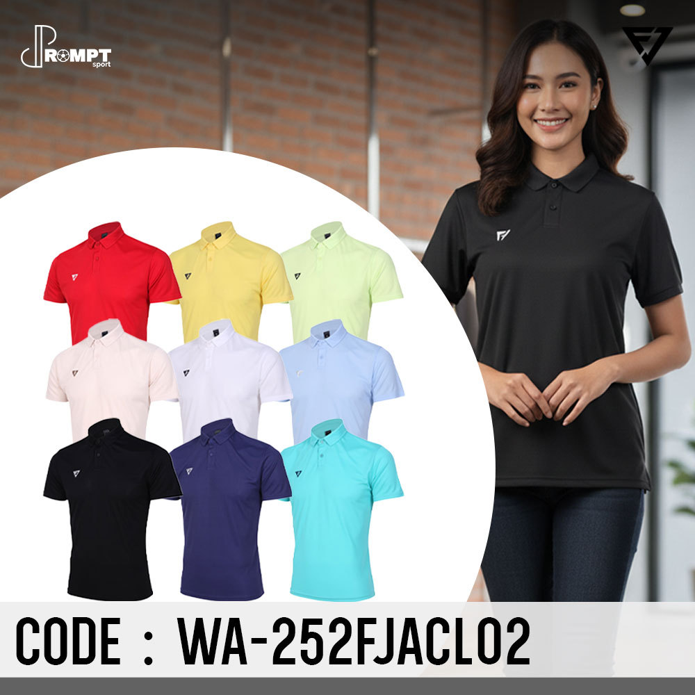 ถูกแทบทุน เสื้อโปโลวาริกซ์ WARRIX รุ่น WA-212PLACL30 PIQUE POLO เสื้อวอริกซ์ แท้100%