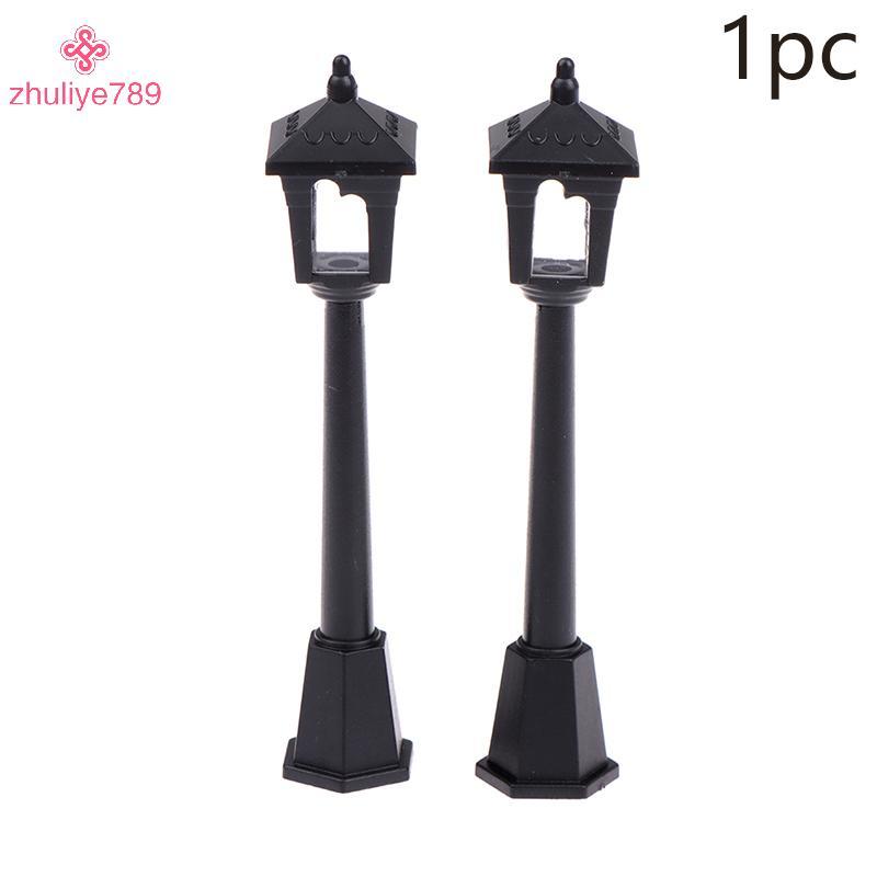 <zhuliye789> 1Pc MiniโคมไฟไฟถนนMicroscopicสําหรับMiniature Dollhouse Decor Nice