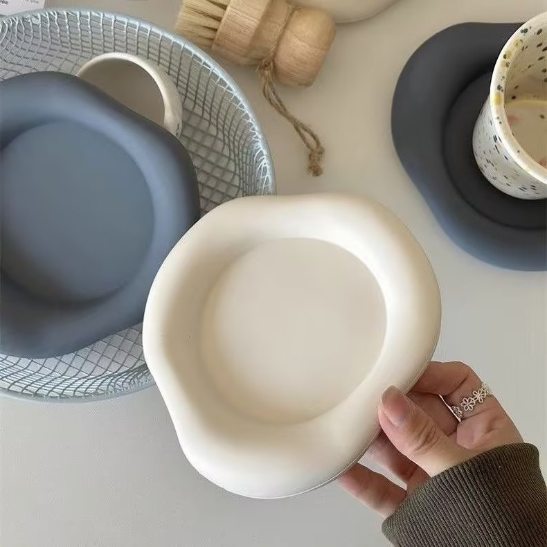 Nordic Placemat ที่รองแก้วกาแฟทนความร้อนฉนวนกันความร้อนถ้วย Pad Home Decor