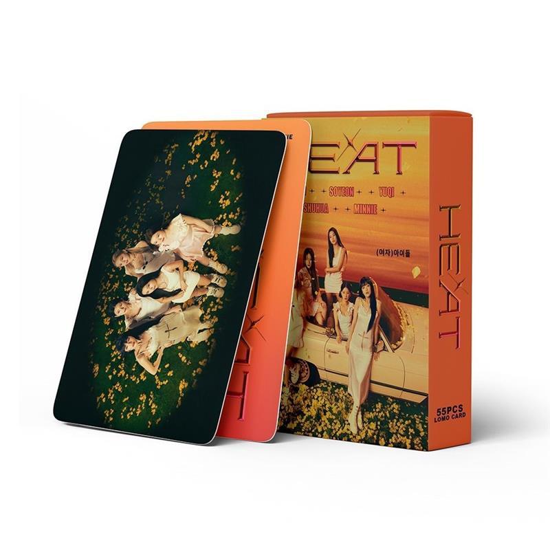 55 แผ่น GIDLE กลับอัลบั้ม I ต้องการการ์ดเดี่ยวที่ Yuqi Shuhua Zhao Meiyeon Minnie Quan Zhaoyeon 55 แ