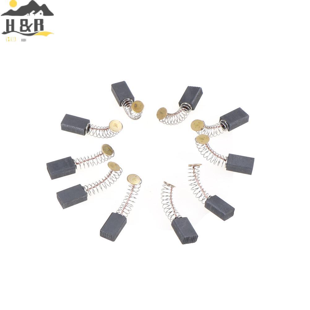 H&B Nov 10 ชิ้น 13 x 8 x 5 มิลลิเมตรเครื่องมือมอเตอร์คาร์บอนแปรงทดแทน {th}