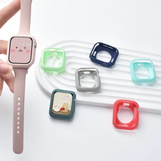 กรณีขนมซิลิโคนยางนุ่ม for Apple Watch IWatch Ultra/SE 3 2 Series 11 10 9 8 7 6 5 49มม 46มม 42มม 45มม 44มม 40มม 41มม 38มม