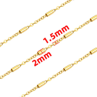 สร้อยคอนikel 925 โซ่ชุบด้วยทอง 18K แบบคลิปข้าม ออกแบบสวยงามหรูหรา อุปกรณ์แฟชั่นล้ำสมัย