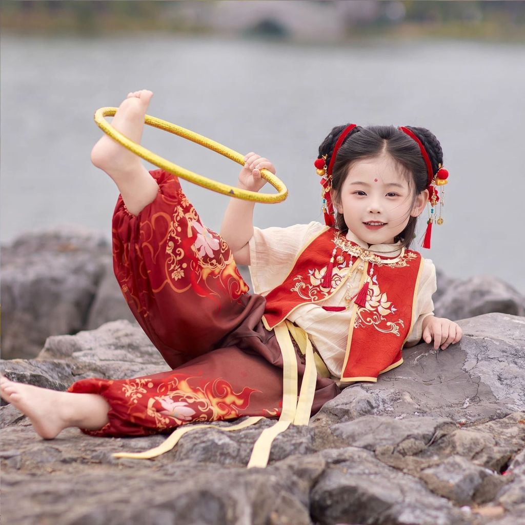 เสื้อผ้าสูทcosplay Nezha 2 Demon Boy สำหรับเด็กและผู้ใหญ่