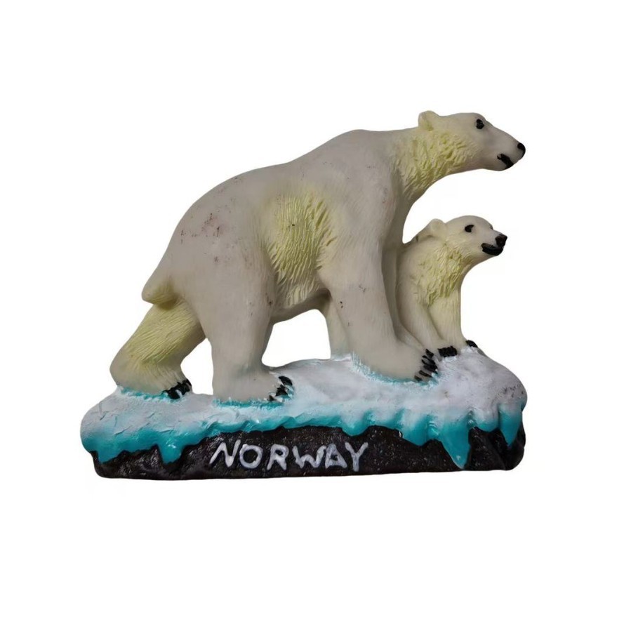 Ready StockFridge MagnetSynthetic Resin3D Nordic StyleNorway Landmarks Collection (Fjords, Northern 