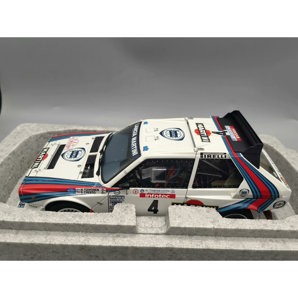 AUTOart Ottoart 1/18 Blue Flag Asia LANCIA DELTA S4 TOUR DECOSE1986 #4((ดู รูปที่ 9) โมเดลจําลองรถโล