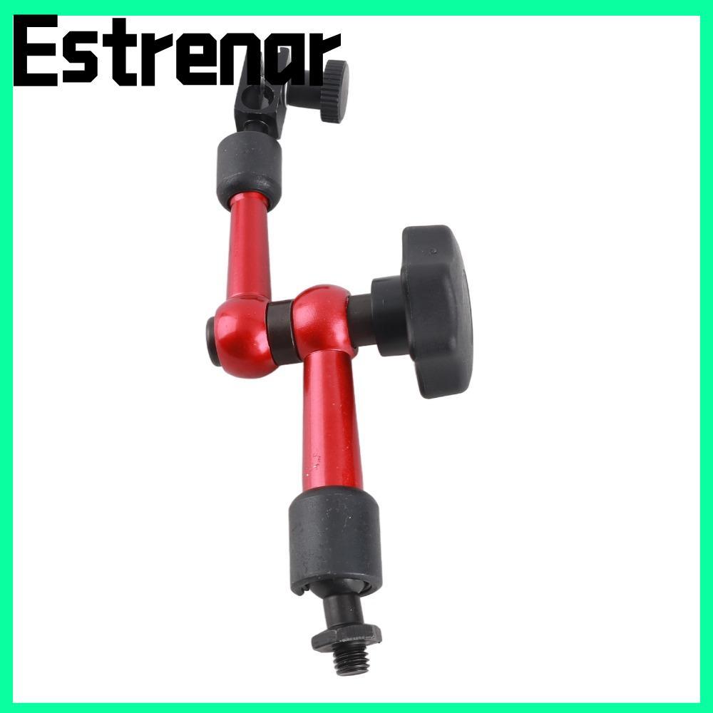 ESTRENAR ขาตั้งแขนแบบยืดหยุ่น, อลูมิเนียมอัลลอยด์แบบปรับได้ Universal Base Holder, Stable M5 Thread 